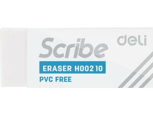 Γόμα λευκή Deli Scribe H00210 pvc free 54x20x10mm - Ανακάλυψε Γόμες για να σβήνεις τα ίχνη σου από το χαρτί από το Oikonomou-shop.gr.
